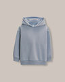 Sudadera Hoodie Básica Rosa,AZUL PASTEL